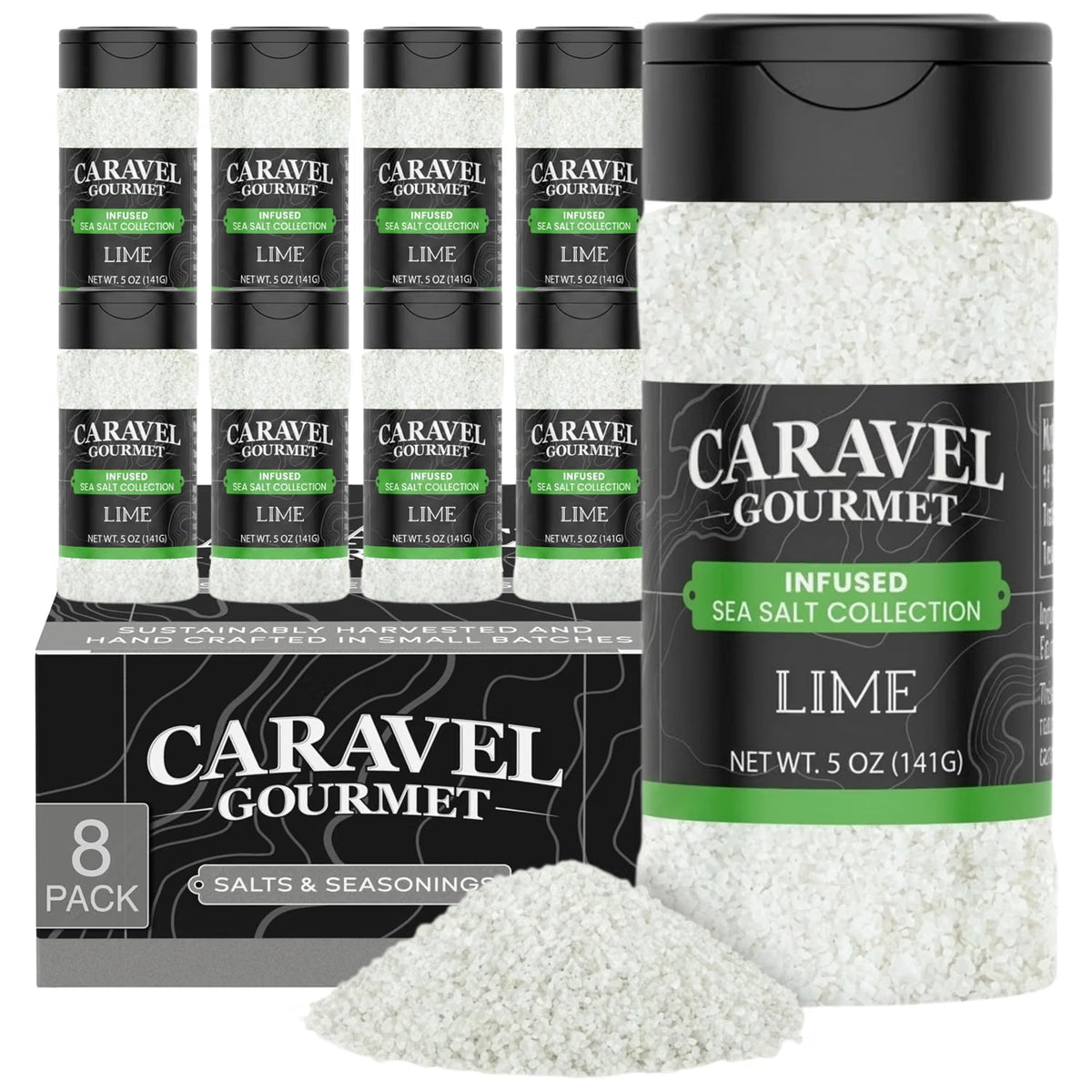 Lime Sea Salt - Shaker - Case Pack - 8 units
