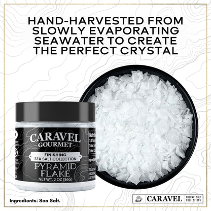Flaky Sea Salt Gift Set - Fleur de Sel & Pyramid Flakes (3-Pack)