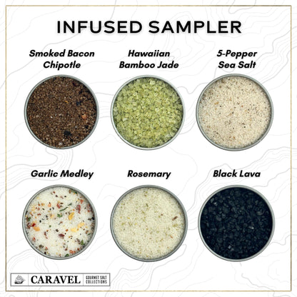 Sea Salt Sampler Collection - 24 Flavors (4-Pack)