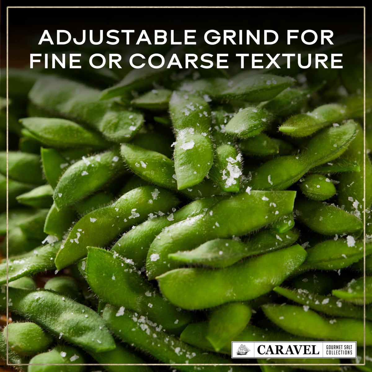 Smoked Sea Salt & Black Peppercorn Grinder Set (2-Pack)