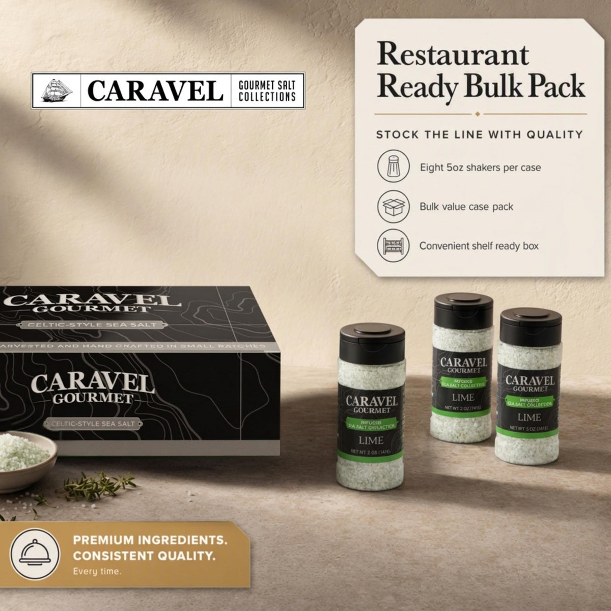 Lime Sea Salt - Shaker - Case Pack - 8 units, product detail image 2
