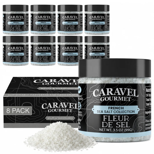 French Fleur De Sel Sea Salt - Chef Pinch Jar - Case Pack - 8 units