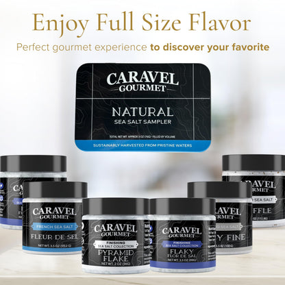Natural Sea Salt Sampler - 6 Salts