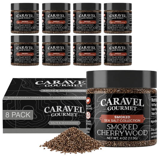 Smoked Cherrywood Sea Salt - Chef Pinch Jar - Case Pack - 8 units