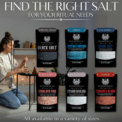 Black Ritual Salt - 2 oz Pouch