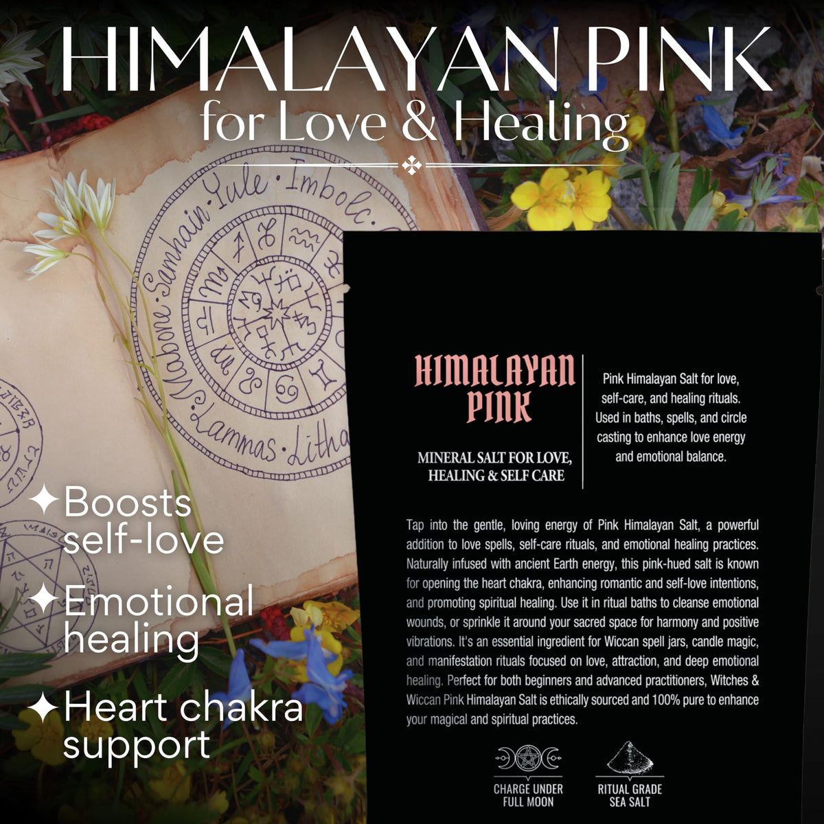 Pink Himalayan Ritual Salt - 5 oz Pouch
