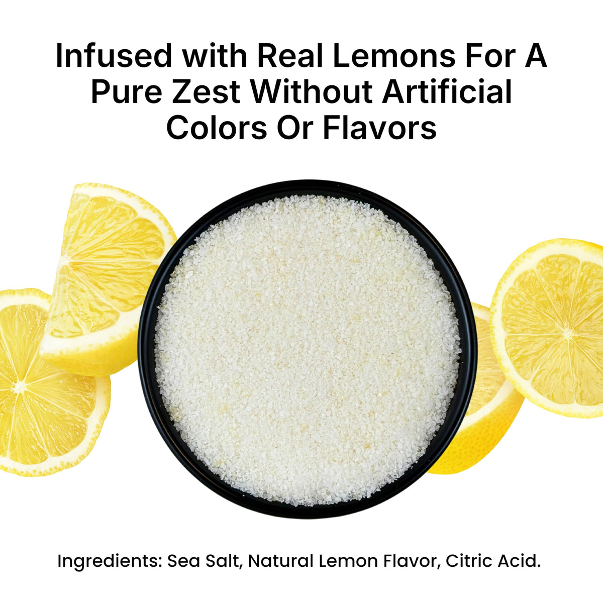 Lemon Sea Salt - 4 oz Chef Jar
