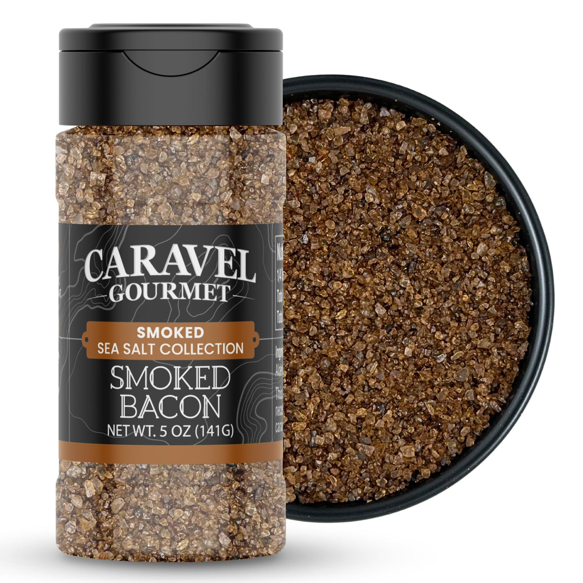 Smoked Bacon Sea Salt - 5 oz Shaker