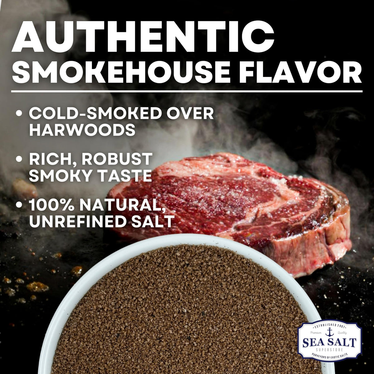 Smoked Sea Salt - 30 oz Pouch, product detail image 2