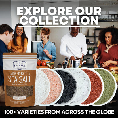 Smoked Bacon Sea Salt 14 oz Bag, product detail image 5