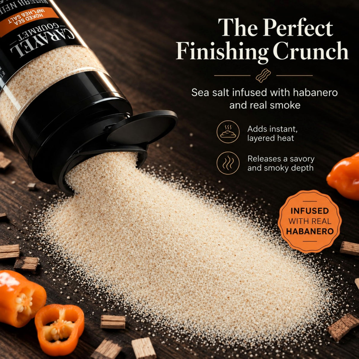 Habanero Sea Salt - Shaker - Case Pack - 8 units, product detail image 3