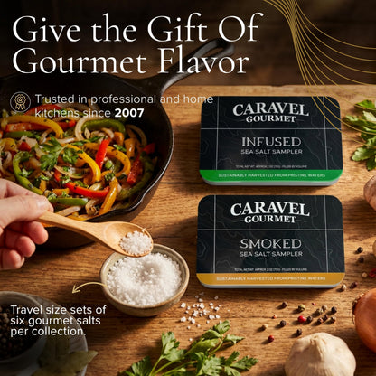 Infused & Smoked Sea Salt Sampler - 12 Flavors