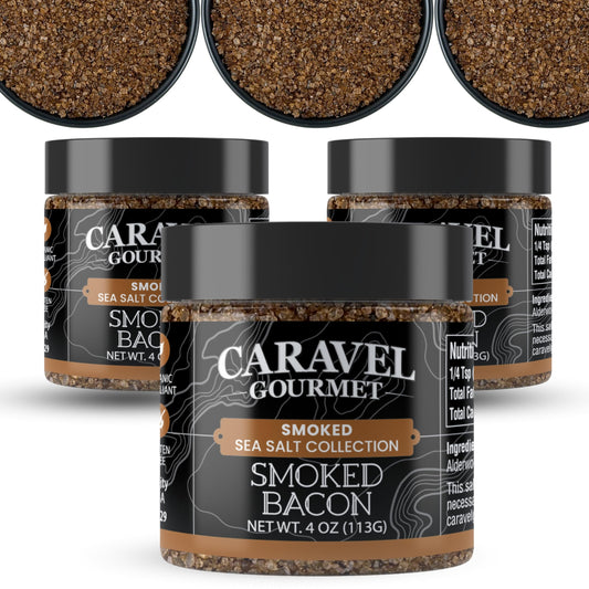 Smoked Bacon Sea Salt - 4 oz Chef Jar 3-Pack