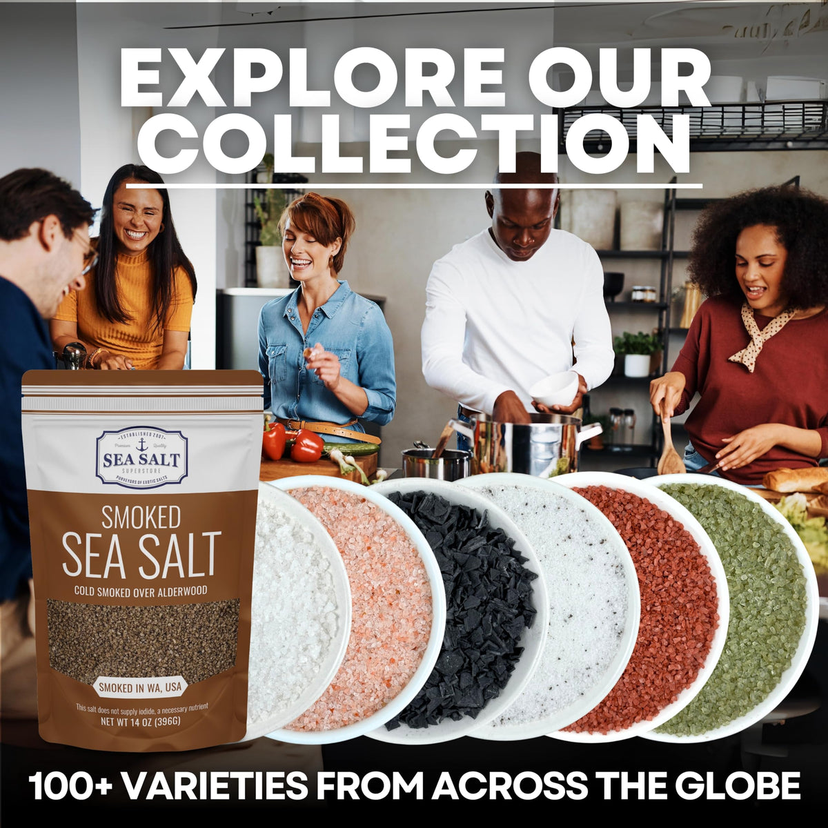 Smoked Sea Salt - 30 oz Pouch, product detail image 5