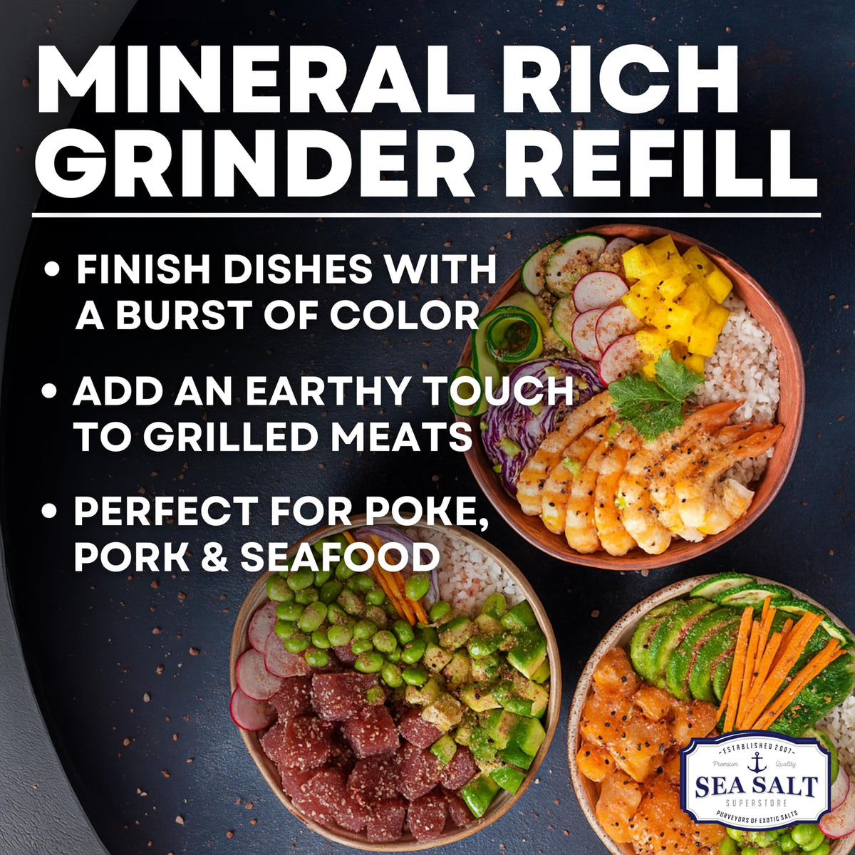 Alaea Red Sea Salt 14 oz Pouch, product detail image 3