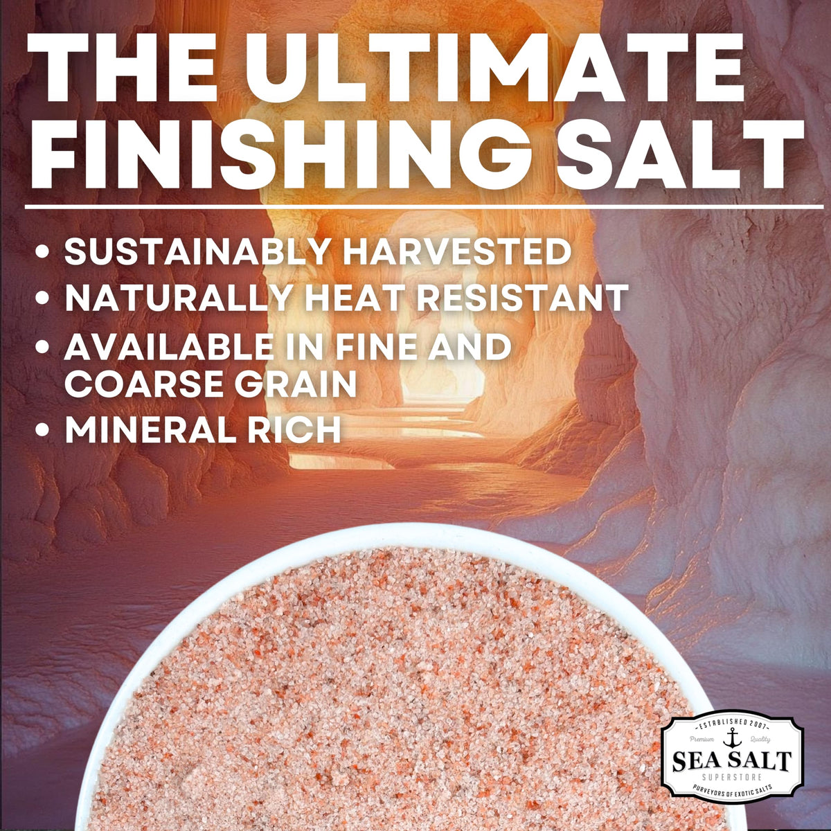 Pink Himalayan Salt Fine Grain - 5 oz Pouch, product detail image 2