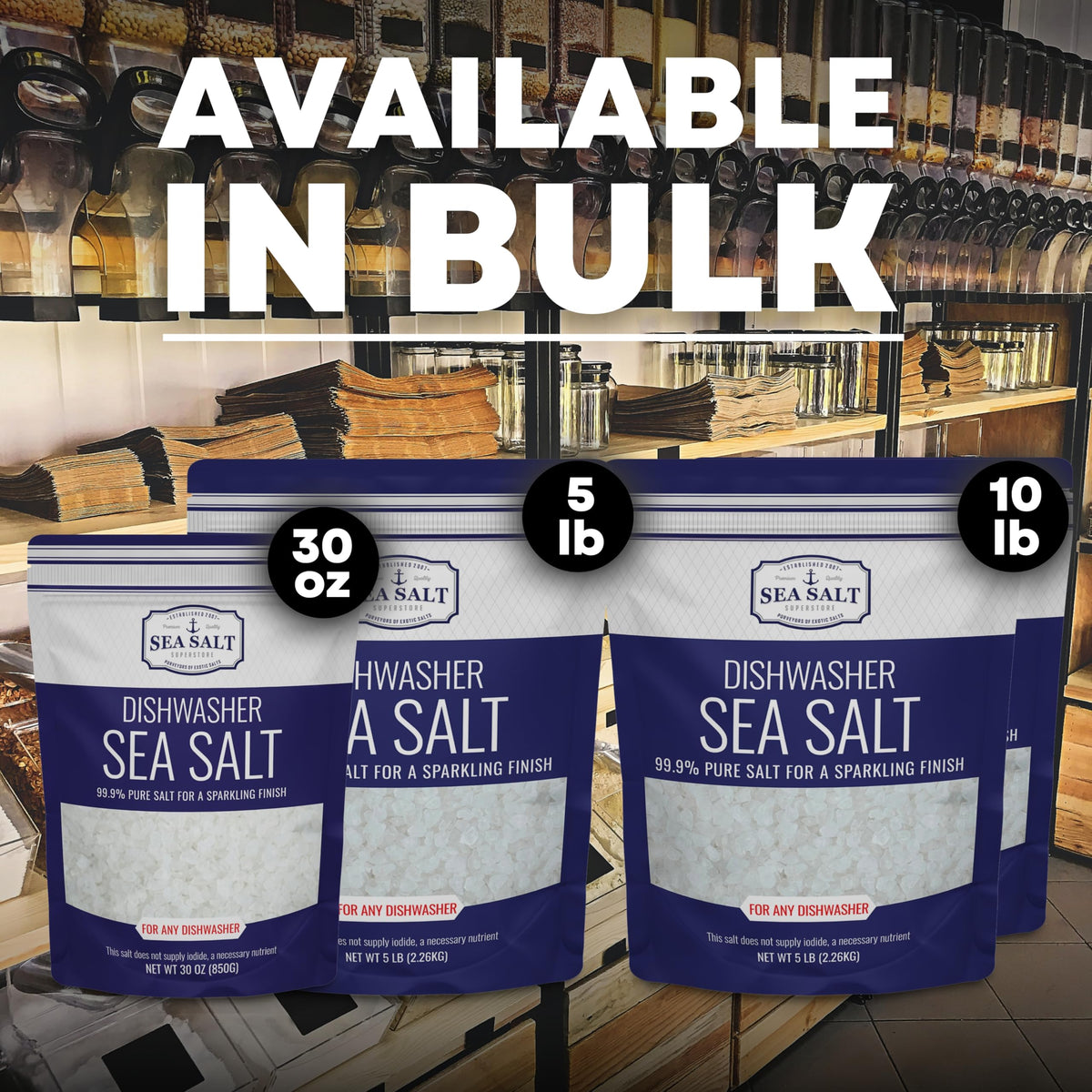 Dishwasher Salt - 5 lb Bag, product detail image 5
