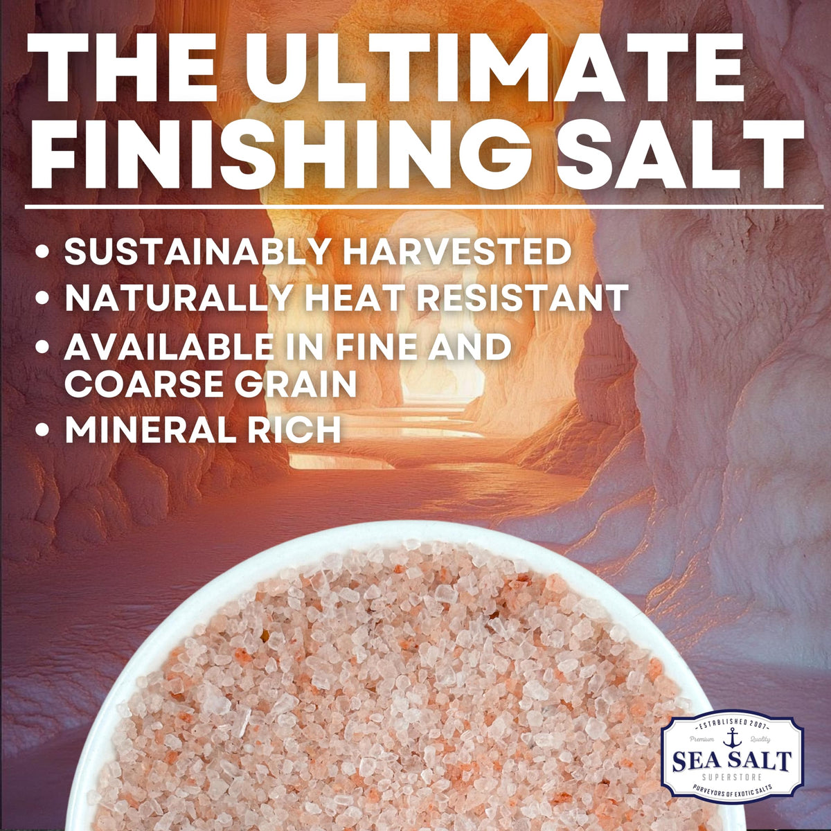 Pink Himalayan Salt, Coarse Grain Grinder Refill, 30 oz pouch - image 2