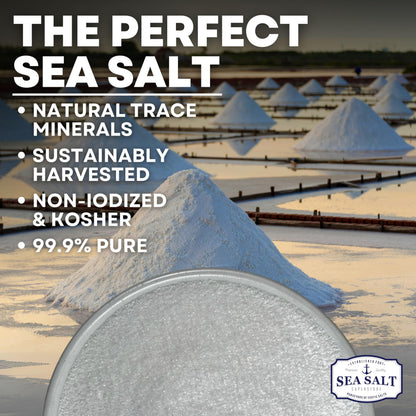 Fine Grain Sea Salt - 16 oz Shaker, product detail image 2