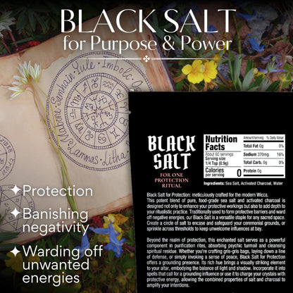 Black Ritual Salt - 2 oz Pouch