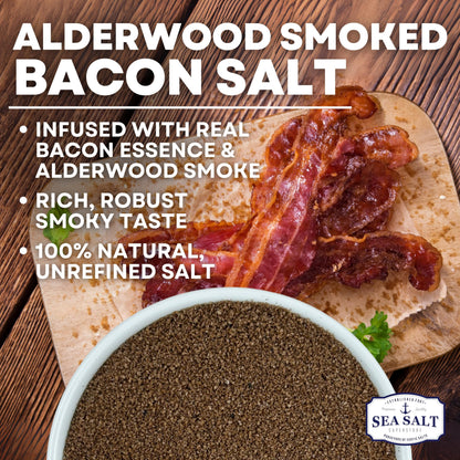 Smoked Bacon Sea Salt 14 oz Bag, product detail image 2