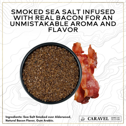 Smoked Bacon Sea Salt - 4 oz Chef Jar 2-Pack
