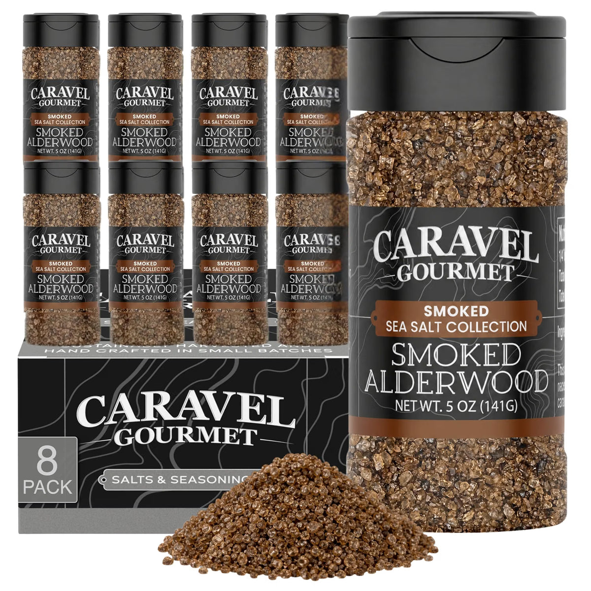 Smoked Alderwood Sea Salt - Shaker - Case Pack - 8 units