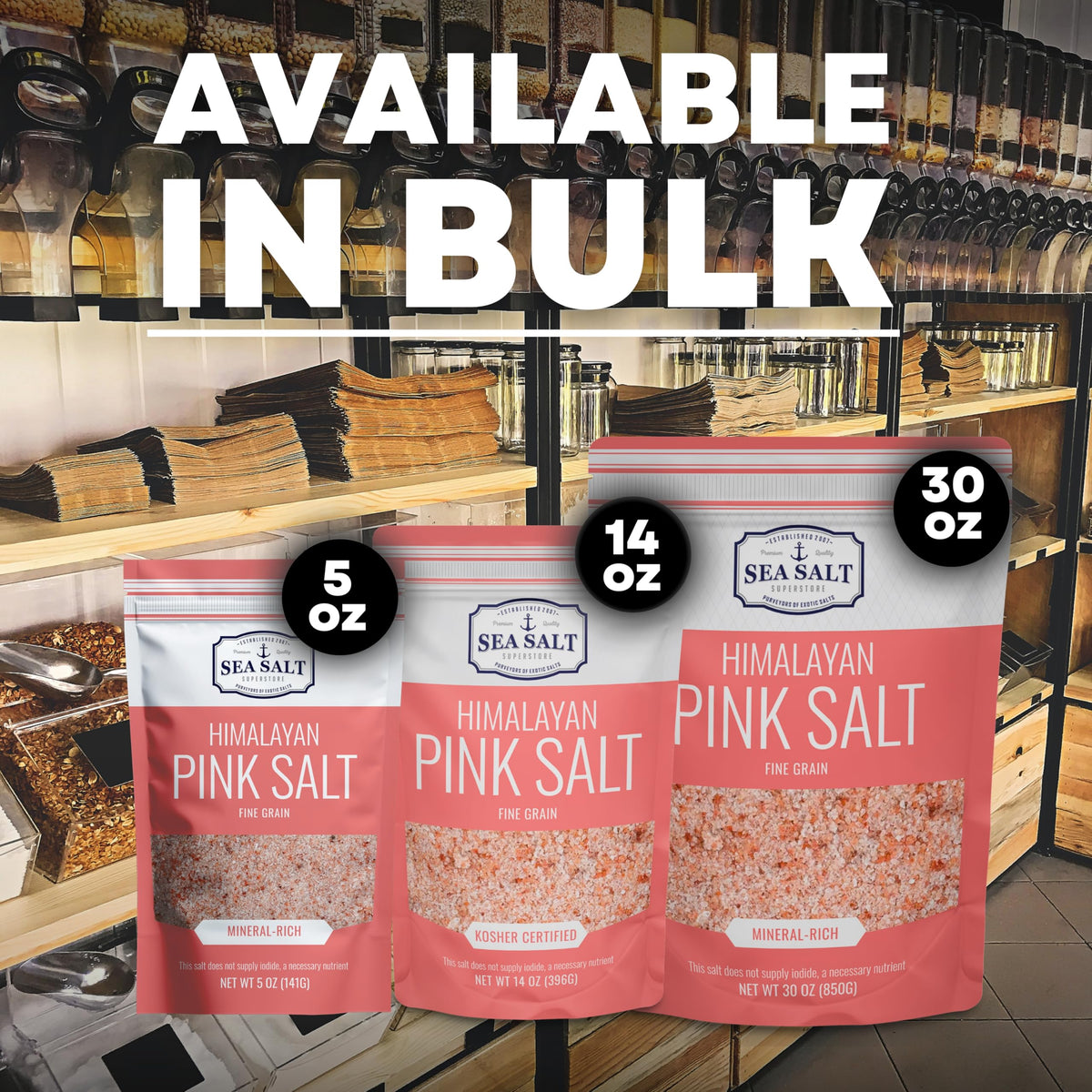 Pink Himalayan Salt Fine Grain - 5 oz Pouch, product detail image 5