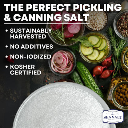Pickling and Canning Sea Salt - 16 oz Shaker, product detail image 2