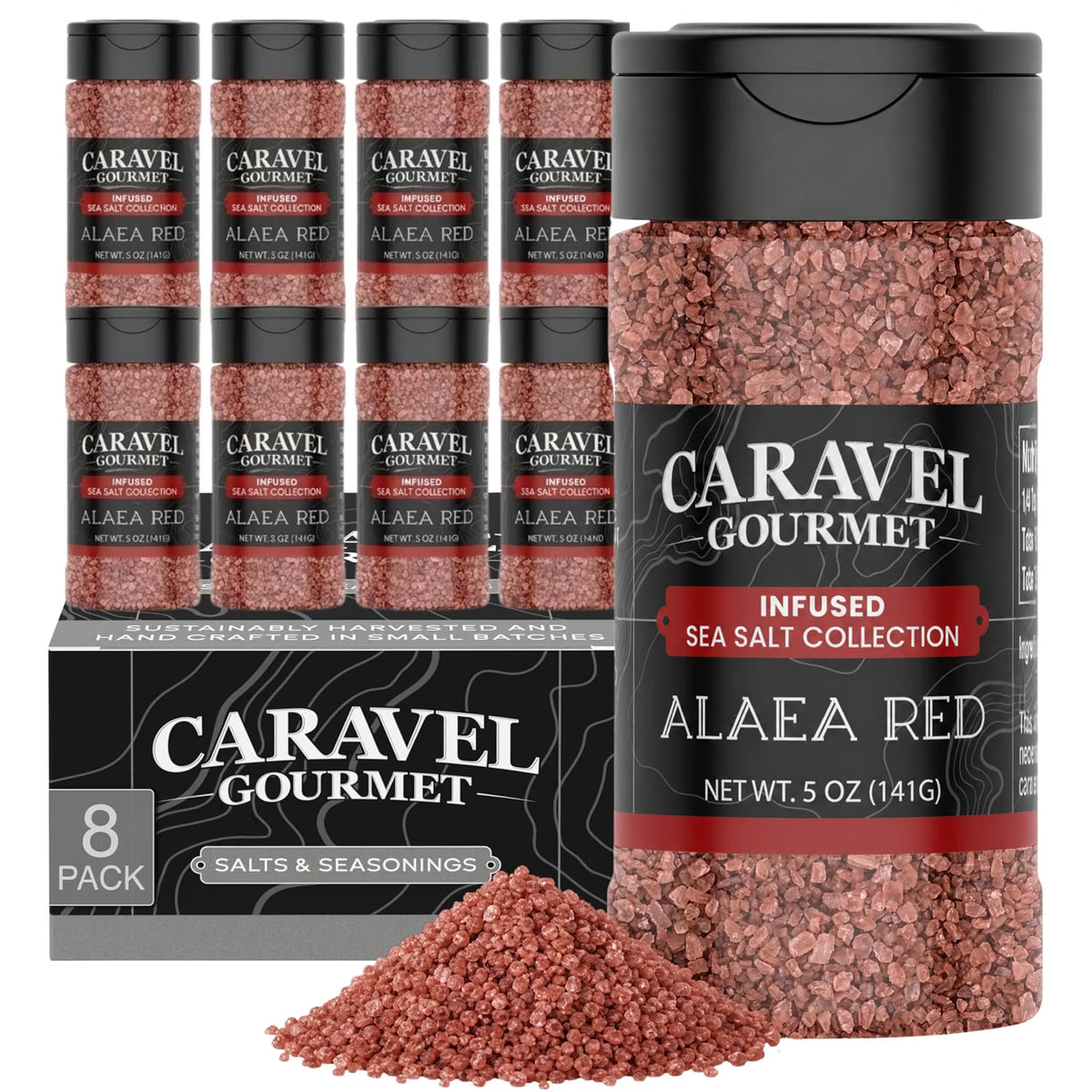 Alaea Red Sea Salt - Shaker - Case Pack - 8 units