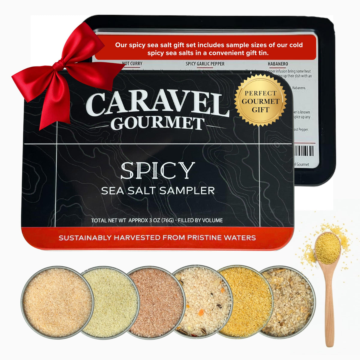 Spicy Sea Salt Sampler - 6 Flavors
