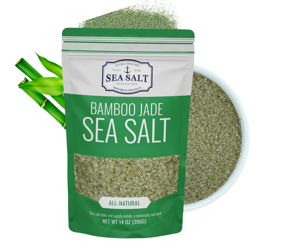Bamboo Jade Sea Salt - 5 oz Pouch