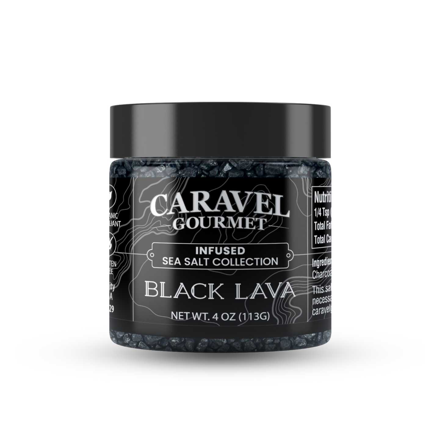 Black Lava Sea Salt - Chef Jar