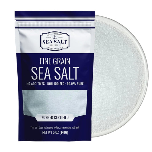 Fine Sea Salt - 5 oz Pouch