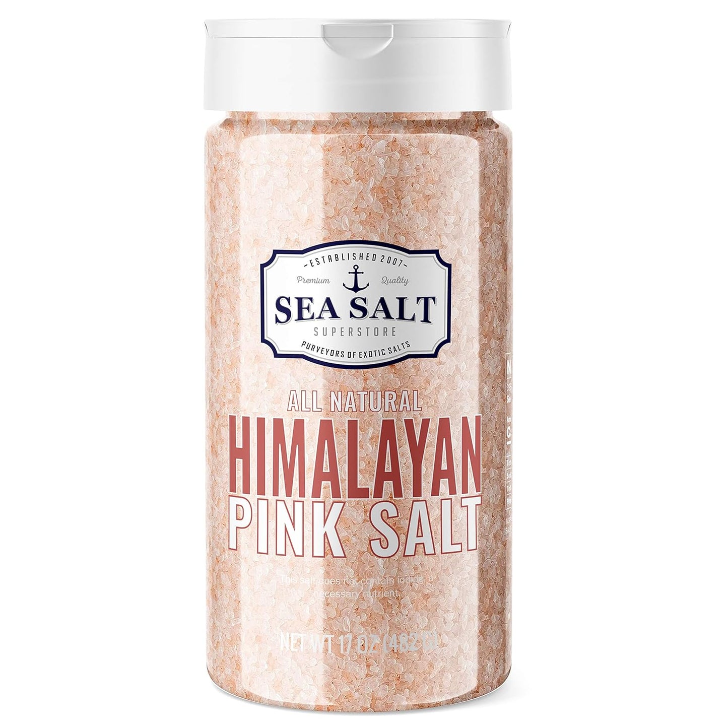 Pink Himalayan Salt Fine Grain - 16 oz Shaker
