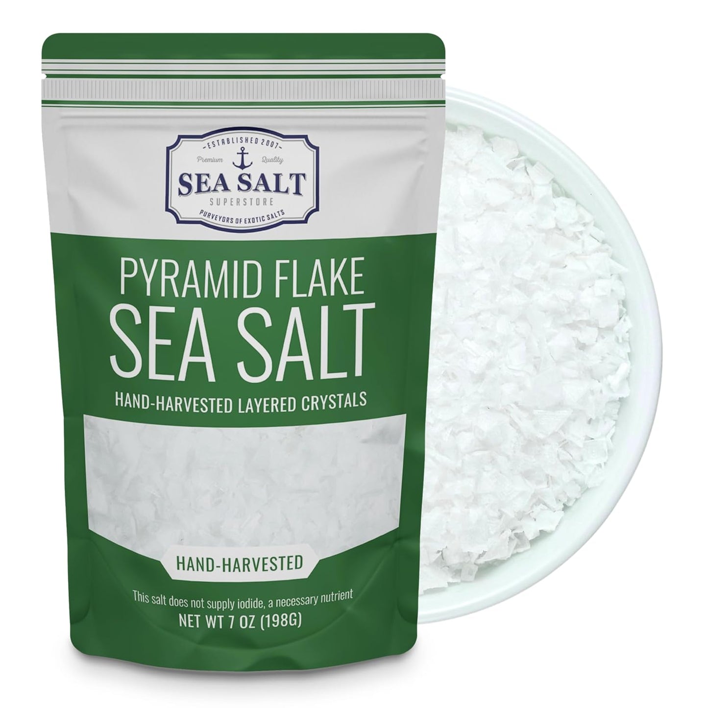 Pyramid Flake Sea Salt 7 oz Bag