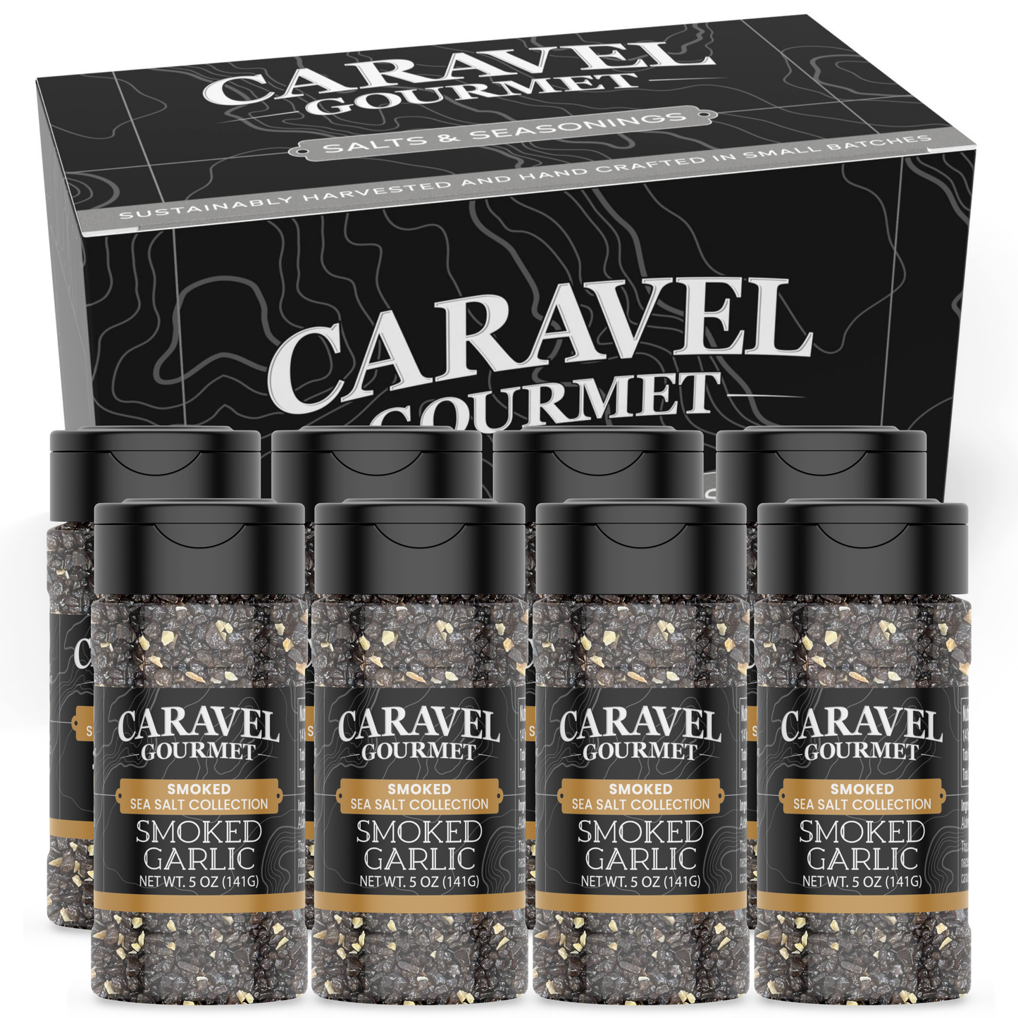 Smoked Garlic Sea Salt - Shaker - Case Pack - 8 units
