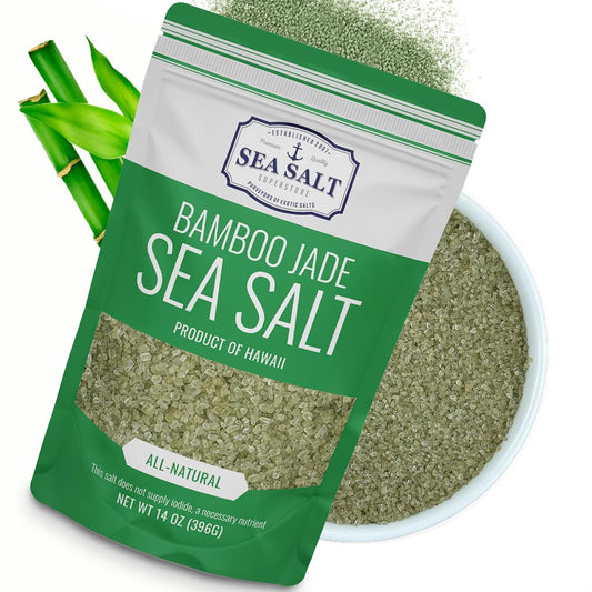 Bamboo Jade Sea Salt, 14 oz pouch