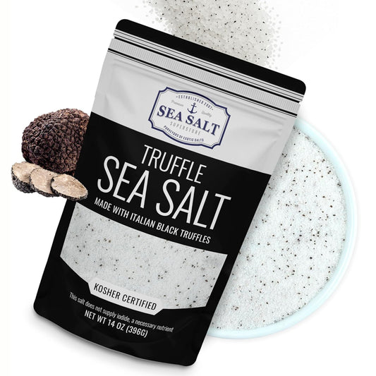 Truffle Sea Salt, 14 oz pouch
