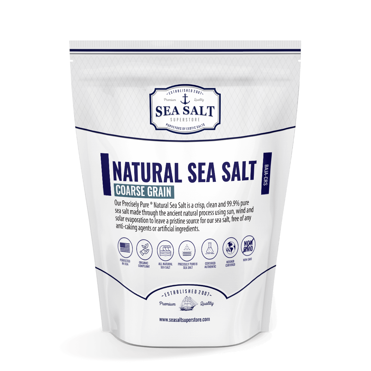 Natural Sea Salt - Coarse Grain